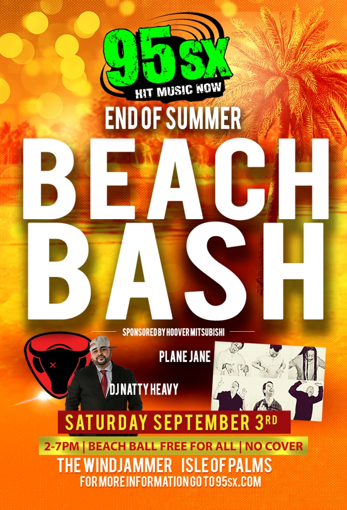 WSSX End of Summer Beach-Bash Poster